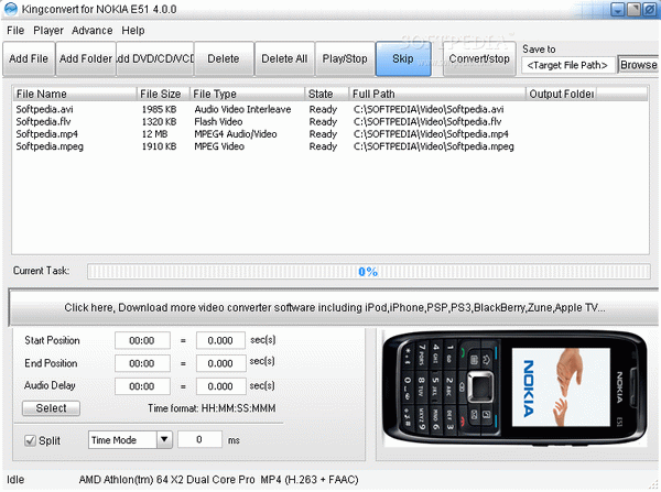 KingConvert For Nokia E51