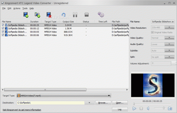 KingConvert HTC Legend Video Converter