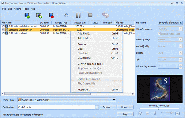 KingConvert Nokia E5 Video Converter