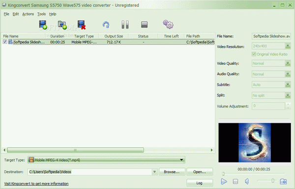 KingConvert Samsung S5750 Wave575 Video Converter