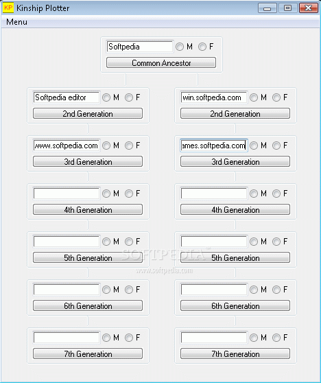 Kinship Plotter