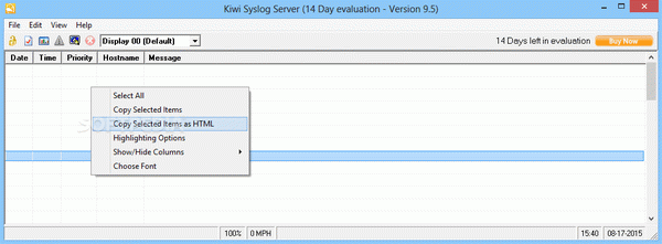 Kiwi Syslog Server