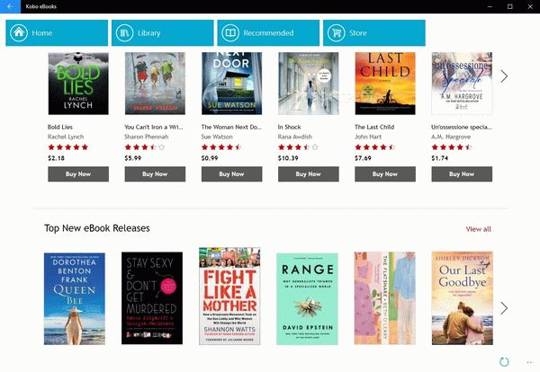 Kobo Books for Windows 10/8.1