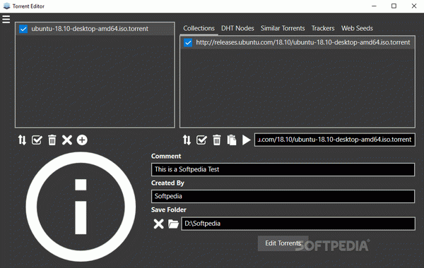 Koinonein Torrent Editor