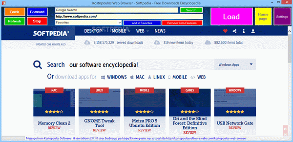 Kostopoulos Web Browser