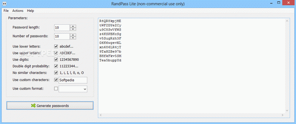 RandPass Lite