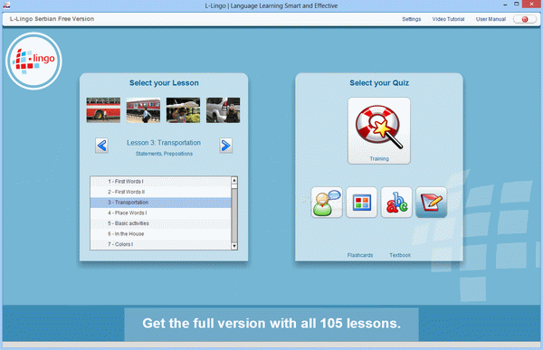 L-Lingo Serbian Free Version