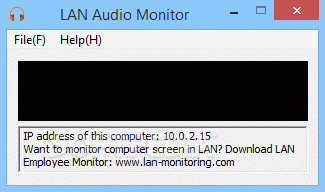 LAN Audio Monitor