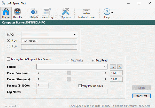 LAN Speed Test