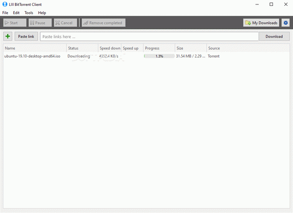 LIII BitTorrent Client