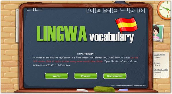 LINGWA Vocabulary - Spanish