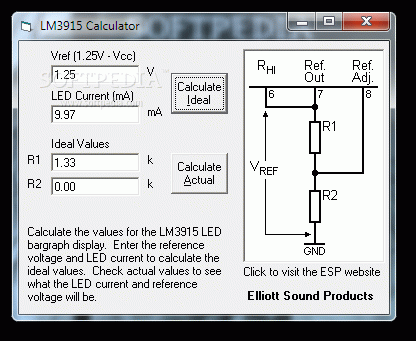 LM3915 Calculator