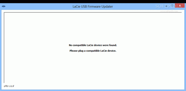 LaCie USB Firmware Updater