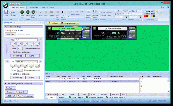 LabToad Timers