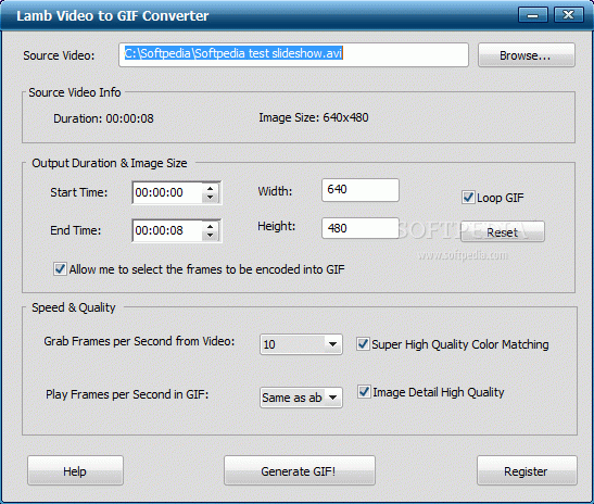 Lamb Video to GIF Converter