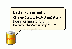 Laptop Battery Power Monitor