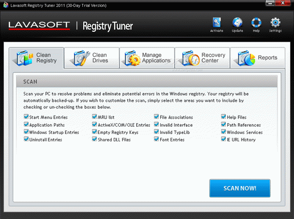 Lavasoft Registry Tuner 2013