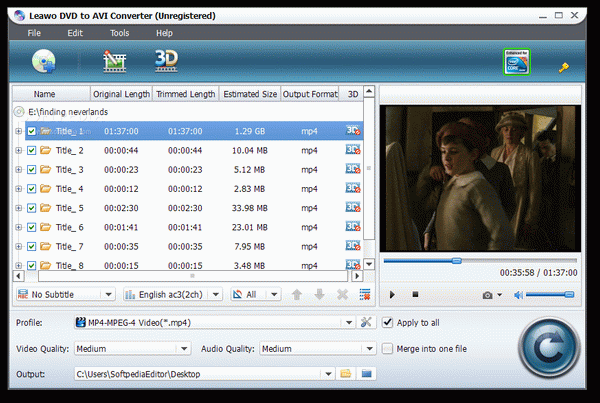 Leawo DVD to AVI Converter