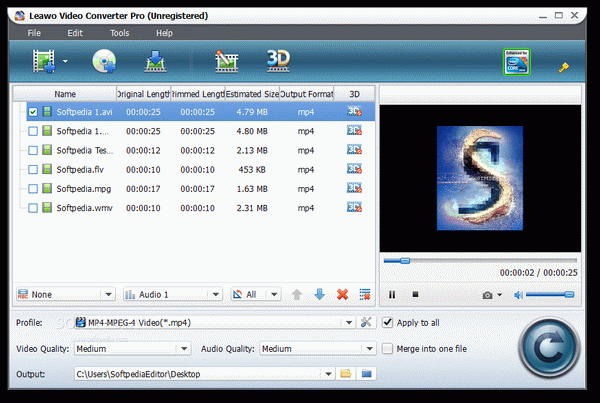 Leawo Video Converter Pro