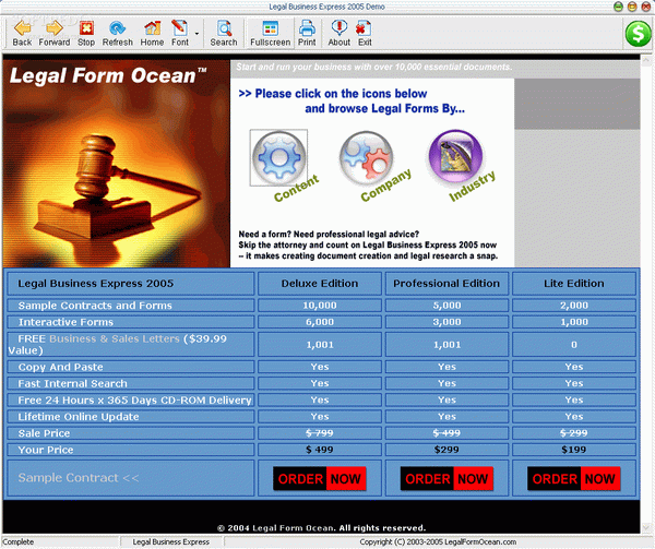 Legal Business Express 2005 Deluxe