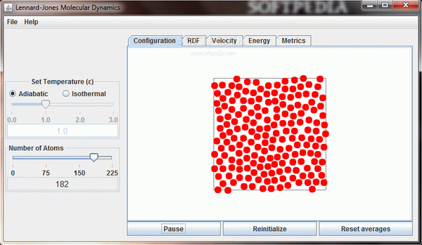 Lennard-Jones Molecular Dynamics