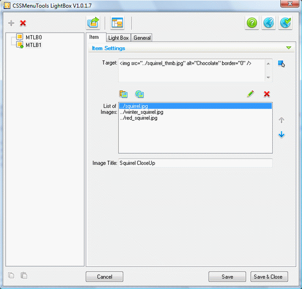 LightBox Advancer for Dreamweaver