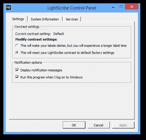 LightScribe System Software