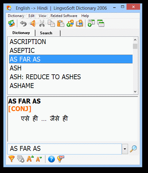 LingvoSoft Dictionary 2006 English - Hindi