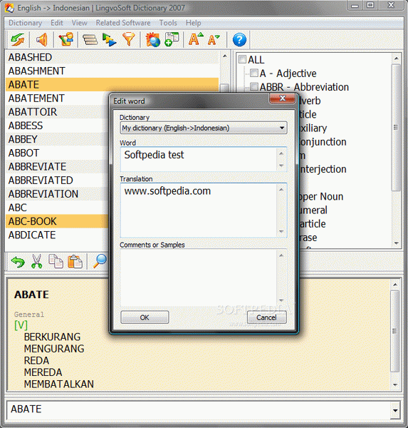 LingvoSoft Dictionary 2007 English - Indonesian