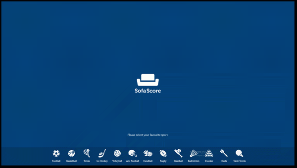 LiveScore SofaScore for Windows 8
