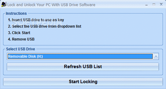 Lock and Unlock Your PC With USB Drive Software