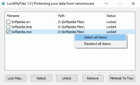 LockMyFiles