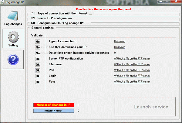 Log change IP