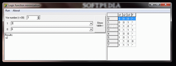 Logic function minimization