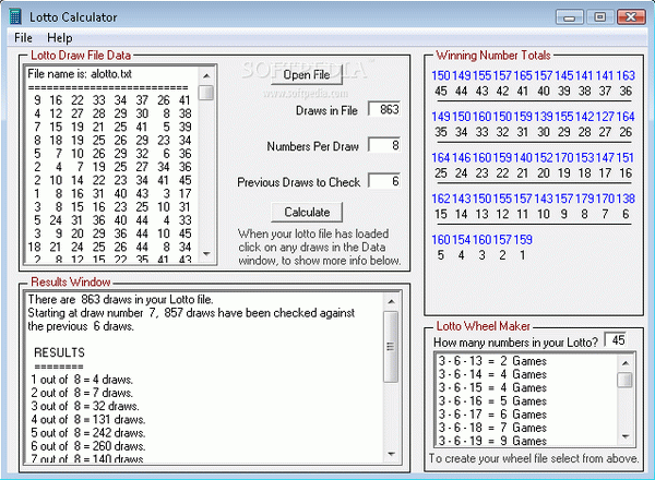 Lotto Calculator