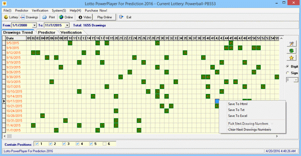 Lotto PowerPlayer For Prediction