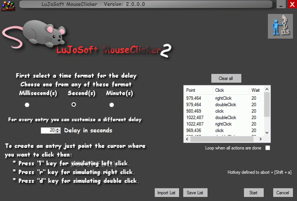 LuJoSoft MouseClicker