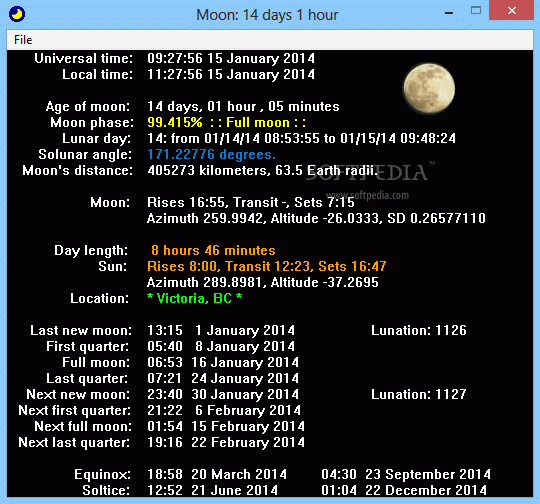 Lunar Tracker