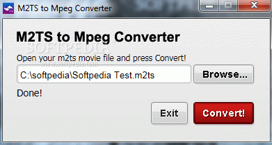 M2TS to Mpeg Converter