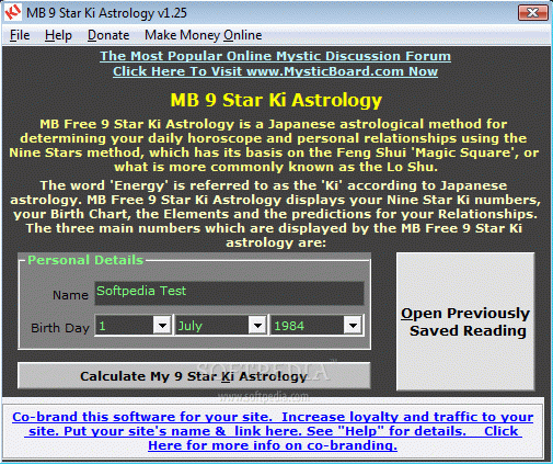 MB Free 9 Star Ki Astrology