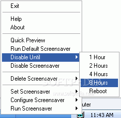 MB Screen Saver Control