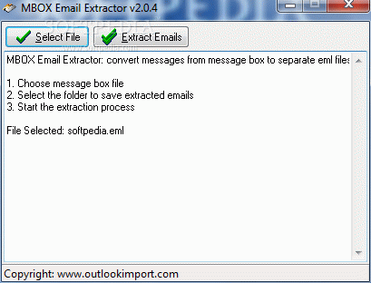MBOX Email Extractor