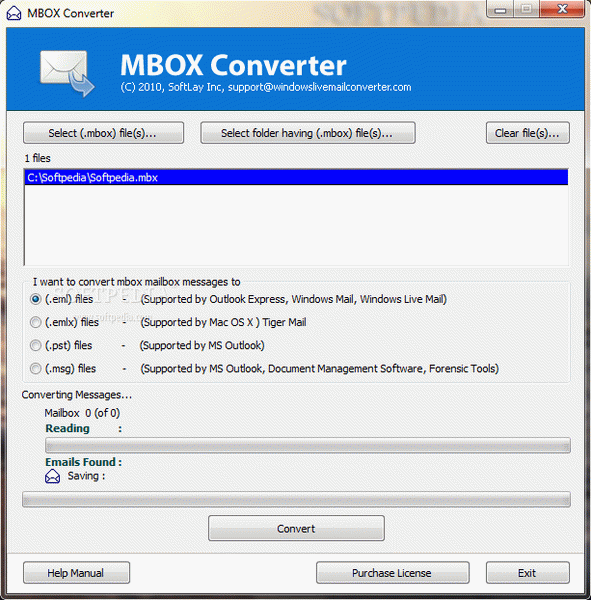 MBOX to EML Converter