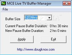 MCE Live TV Buffer Manager