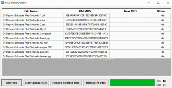 MD5 Hash Changer