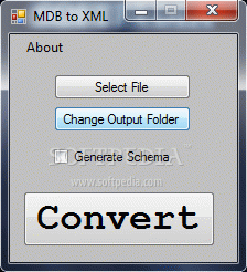 MDB to XML