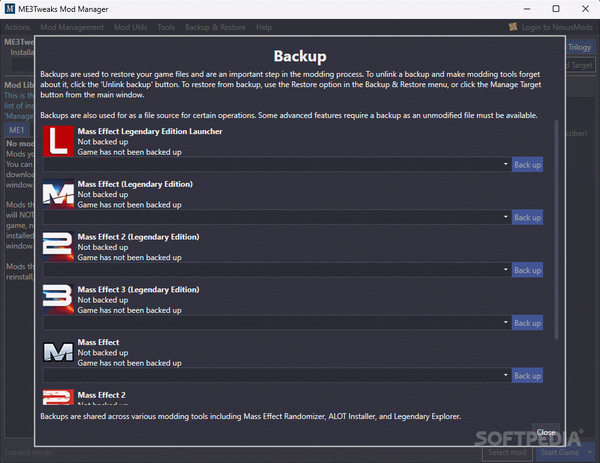 ME3Tweaks Mod Manager