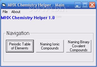 MHX Chemistry Helper