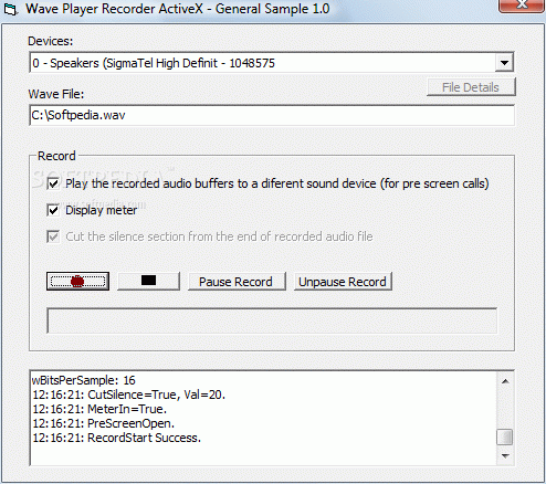 MIC Recorder ActiveX