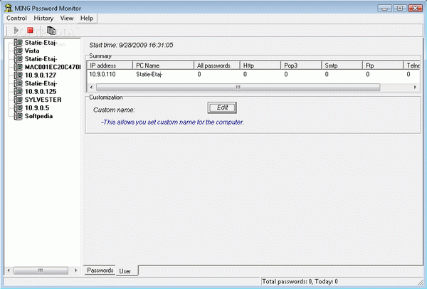 MING Password Monitor